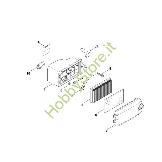 Picture of B - Filtro aria XT-6 (XT149-0213)